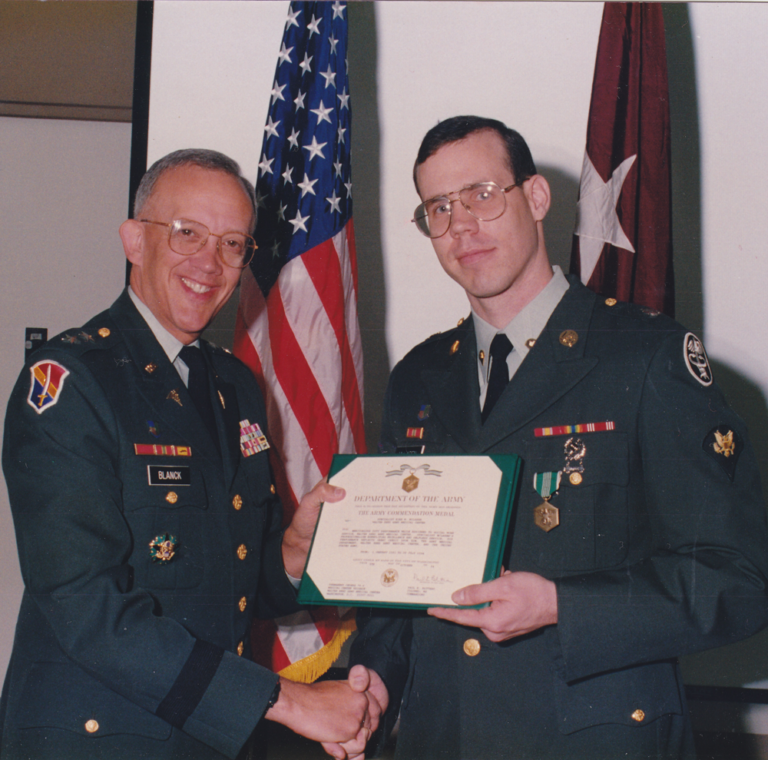 Growth CFO Kirk during Military Service